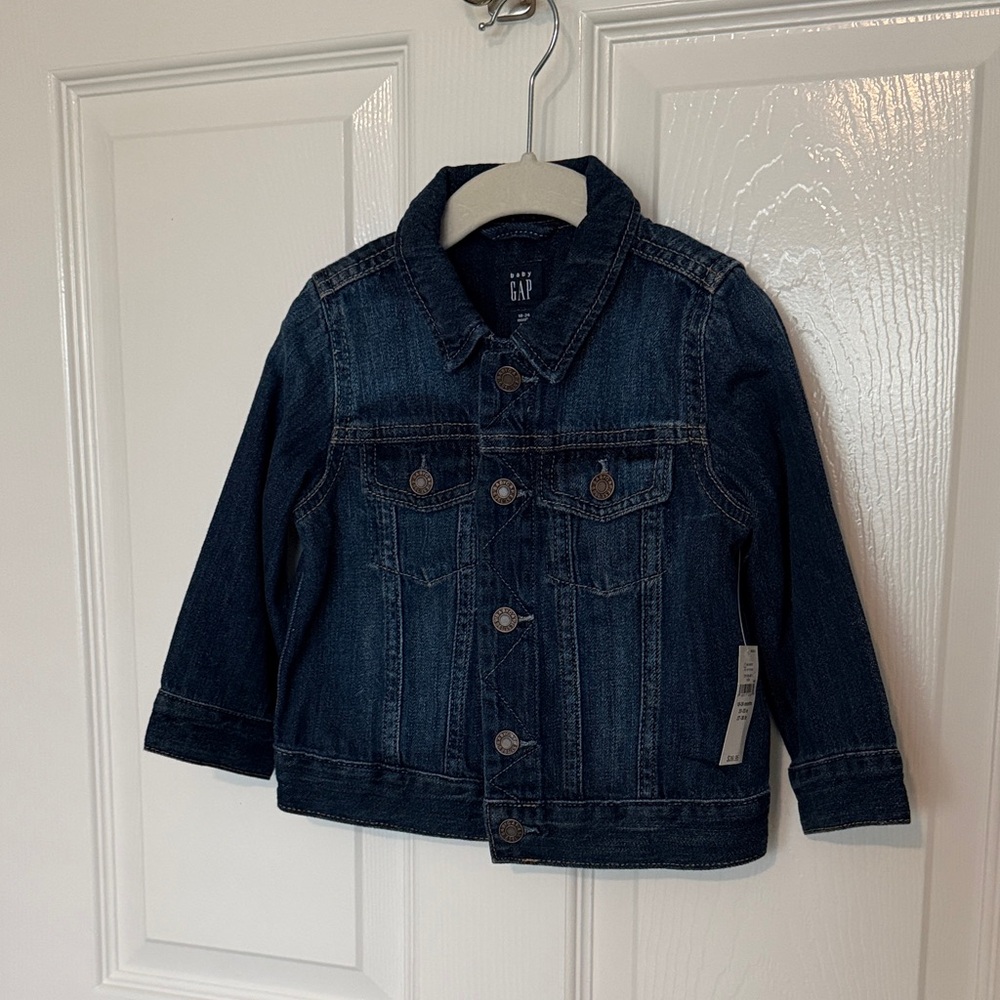 GAP Kids Dark Indigo Denim Jacket